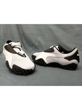 Puma Mostro OG Jr Sneaker Hook & Loop Silver White Boys Size 7 (GS) NEW IN BOX!